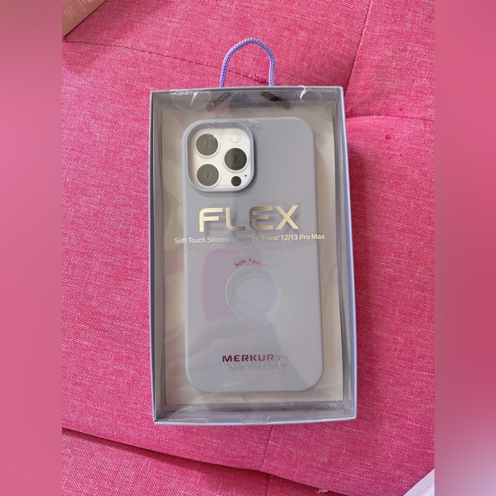 Merkury Flex Soft Touch Silicone Phone Case for Apple iPhone 13 Pro Max - Purple